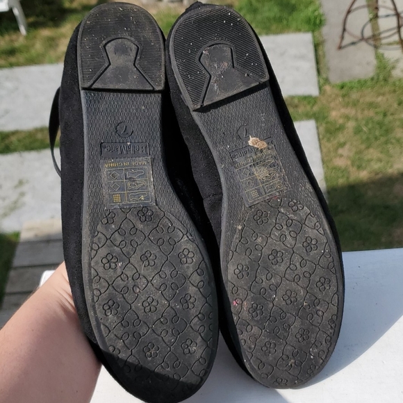 Black suede flats - Picture 5 of 7